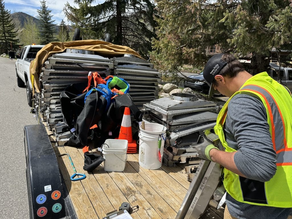 Vail installs Gutter Bins to stop 27.8 tons of pollution from reaching